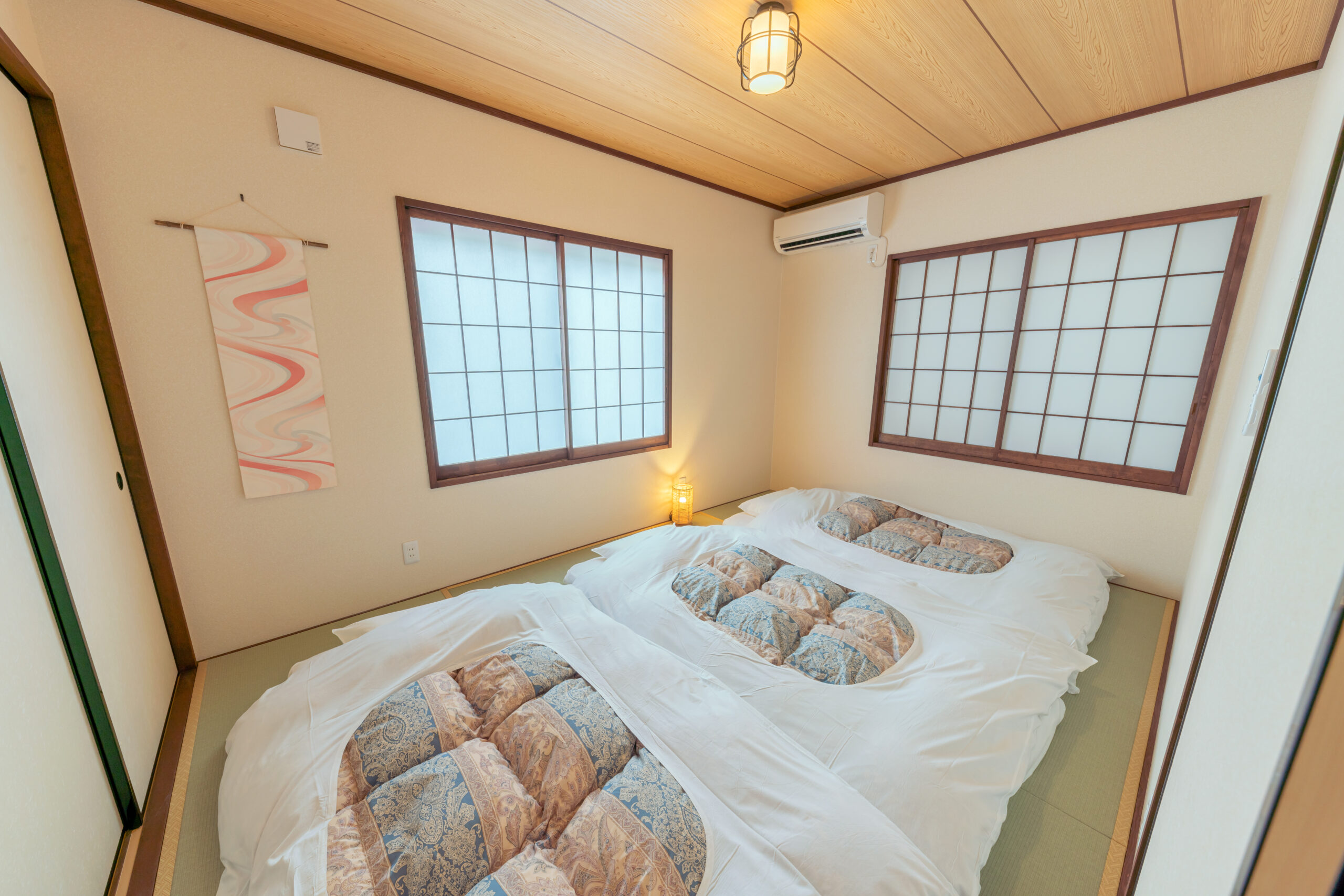 台東区日本堤にある宿家白堤庵の寝室画像