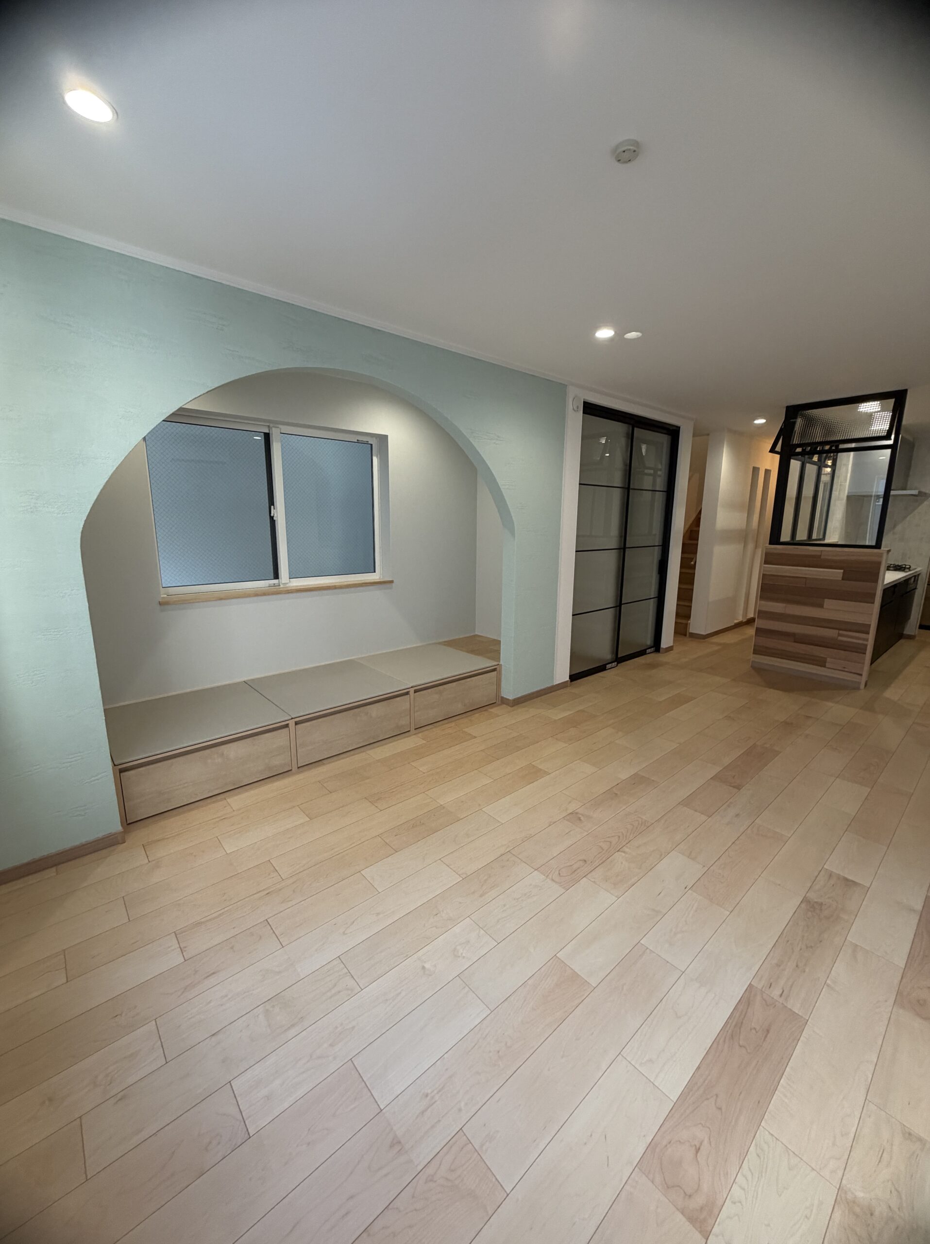 台東区千束3丁目新築物件のリビング写真